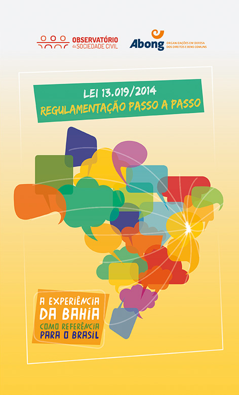 Capa da cartilha "Lei 13.019/2014: Regulamentação Passo a Passo"